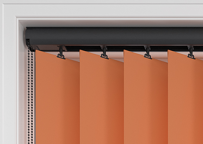 Trinity (Blackout), Deep Orange - Vertical Blind - Image 11